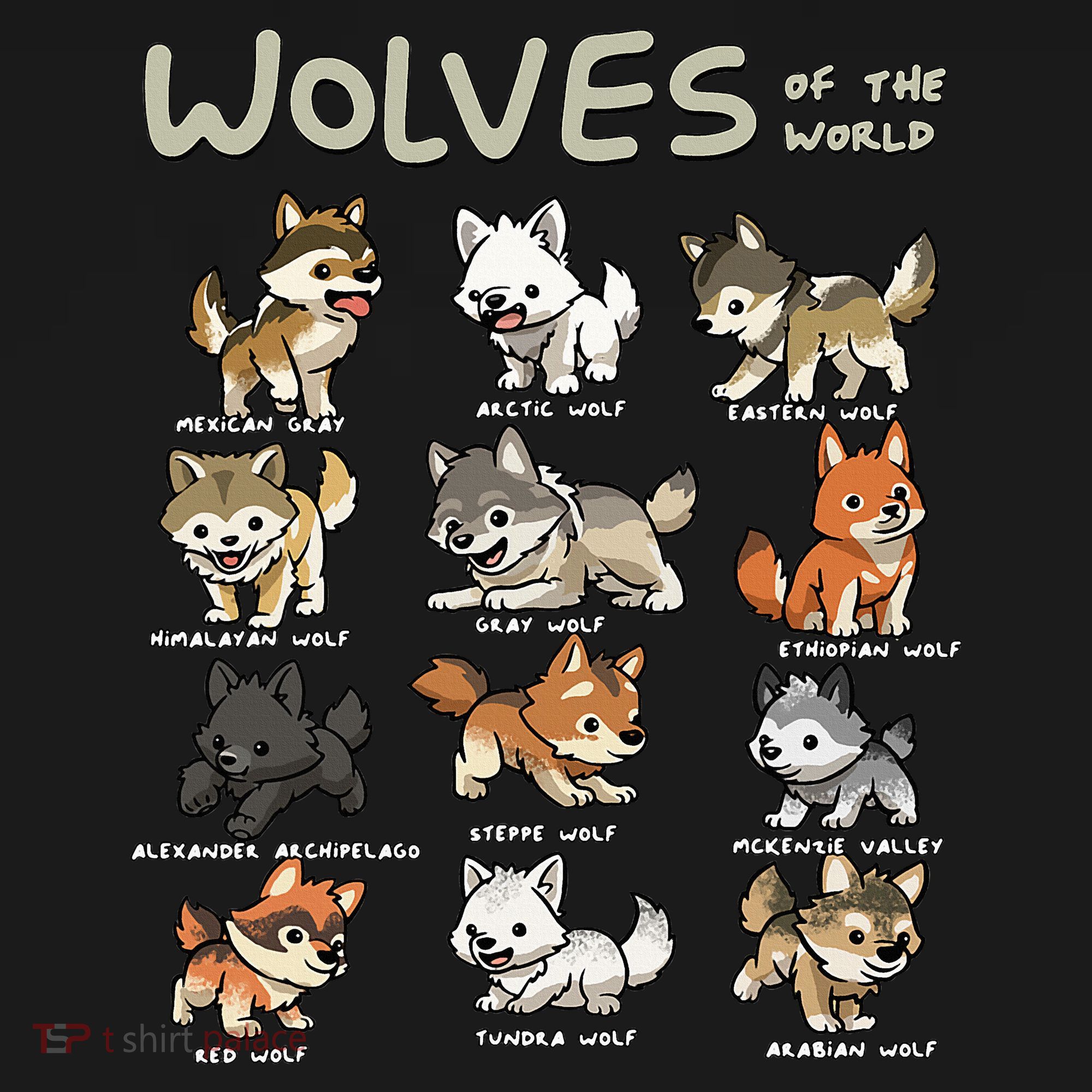 Chibi Wolf Wolves Animals Of The World Wolf Lover Baby Bodysuit