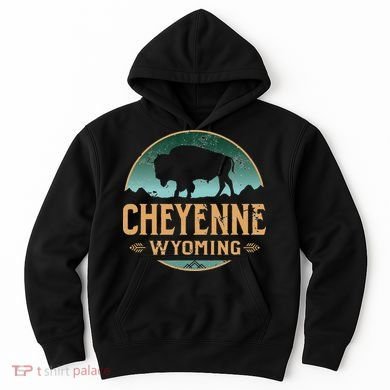Cheyenne Wyoming WY Buffalo Bison Hoodie