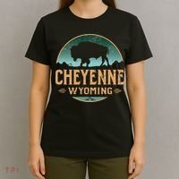 Cheyenne Wyoming WY Buffalo Bison T-Shirt thumb 4