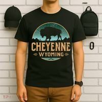 Cheyenne Wyoming WY Buffalo Bison T-Shirt thumb 6