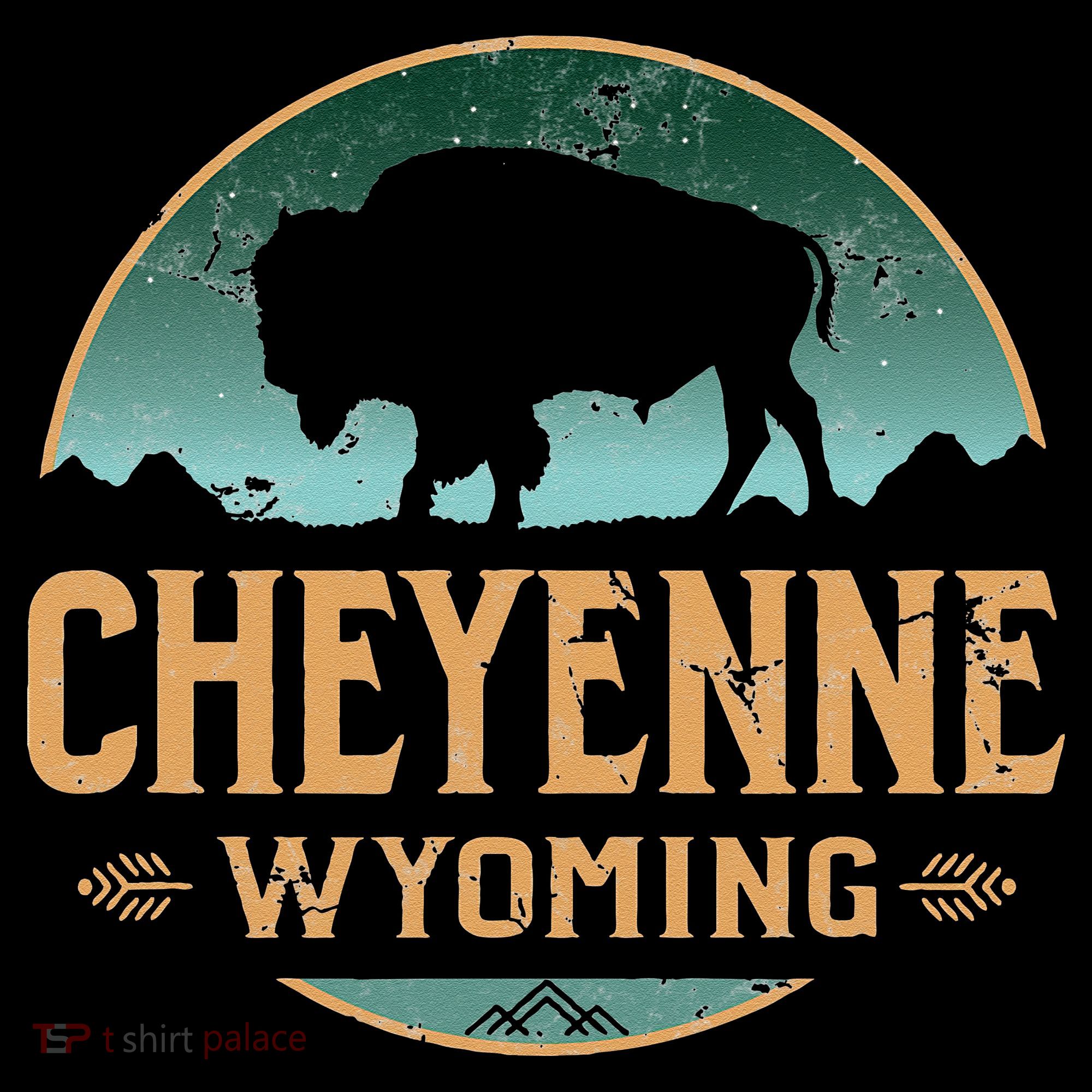 Cheyenne Wyoming WY Buffalo Bison Women's Hoodie