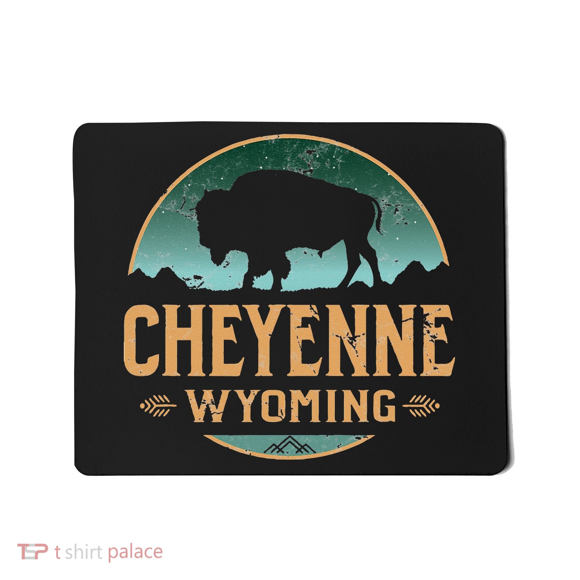 Cheyenne Wyoming WY Buffalo Bison Mousepad