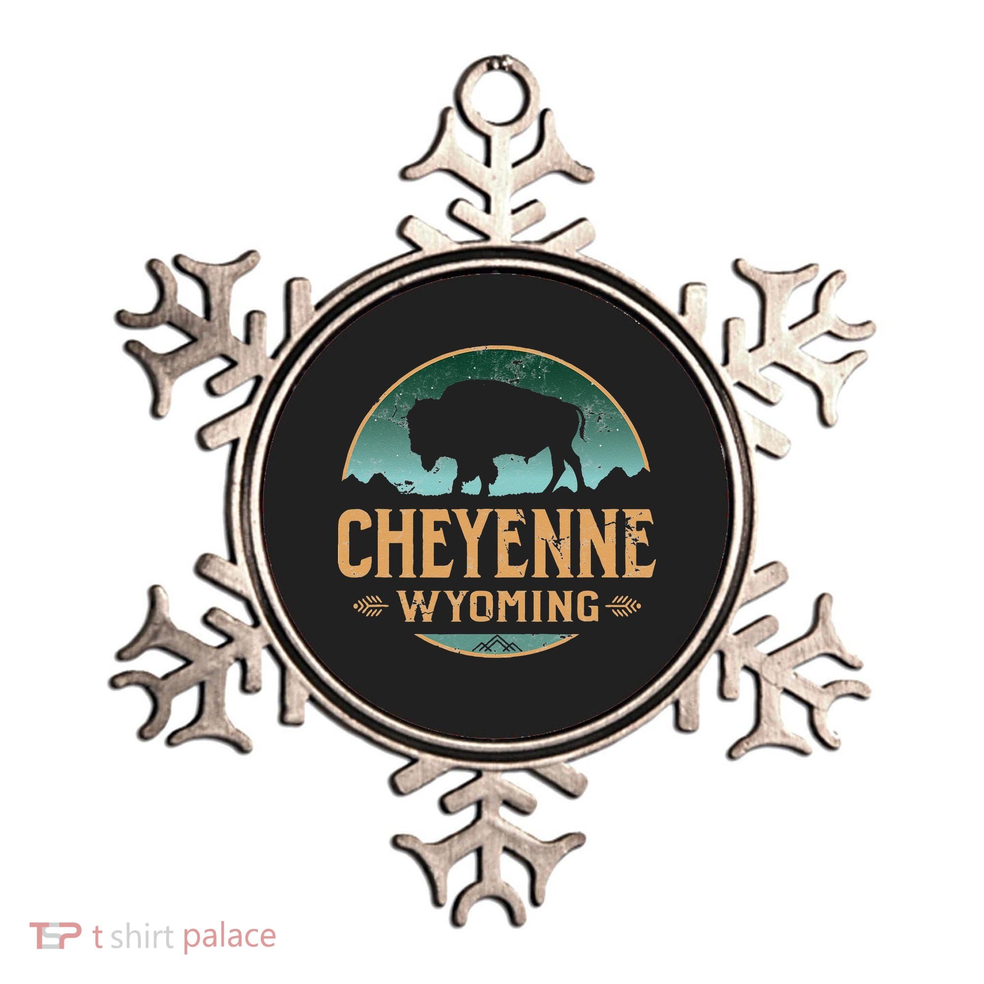 Cheyenne Wyoming WY Buffalo Bison Ornament