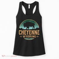 Cheyenne Wyoming WY Buffalo Bison Women's Tank Top thumb 0