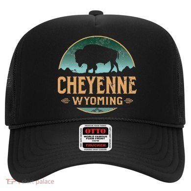 Cheyenne Wyoming WY Buffalo Bison Hat