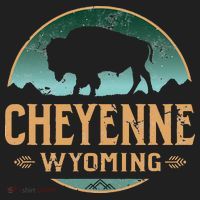 Cheyenne Wyoming WY Buffalo Bison Hat thumb 2