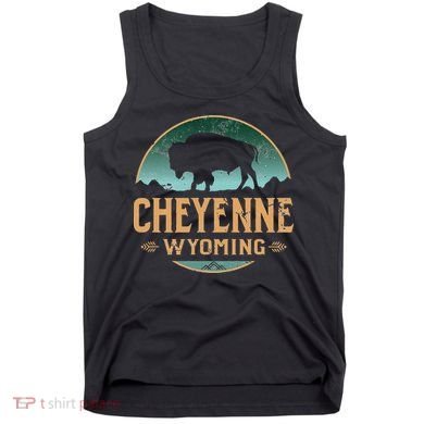 Cheyenne Wyoming WY Buffalo Bison Tank Top