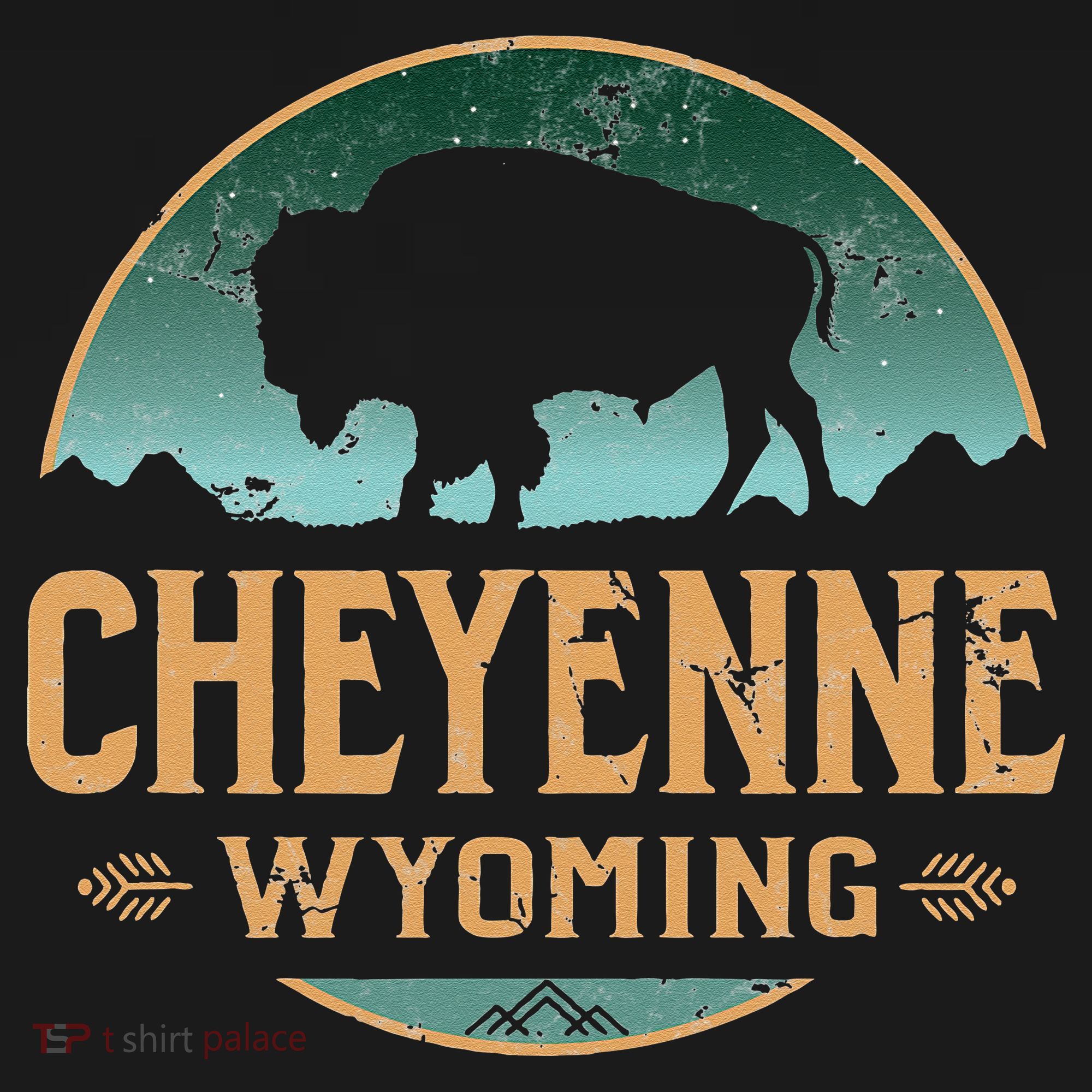 Cheyenne Wyoming WY Buffalo Bison Kids Hoodie