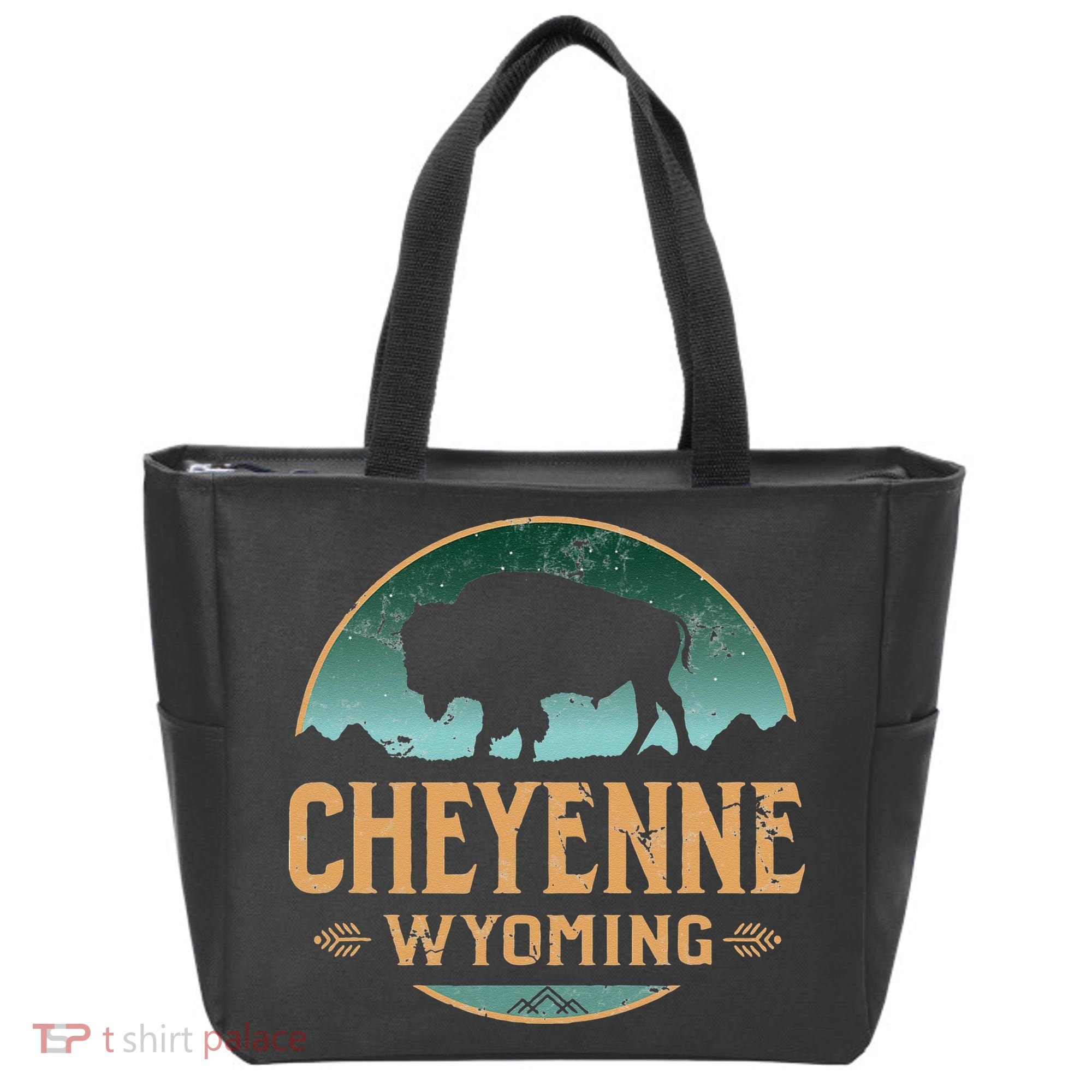 Cheyenne Wyoming WY Buffalo Bison Tote Bag