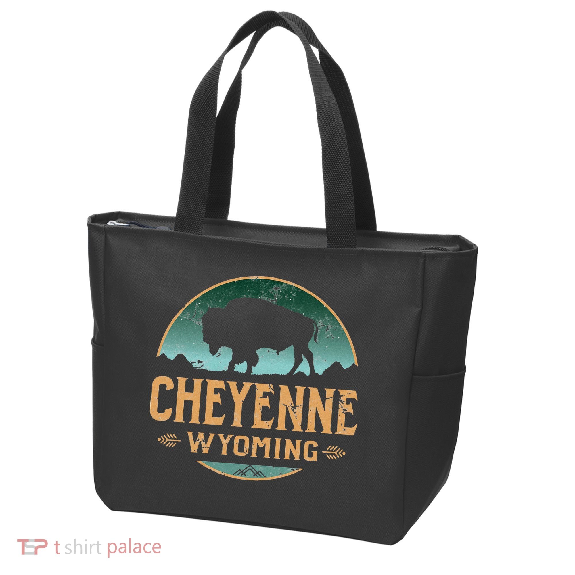 Cheyenne Wyoming WY Buffalo Bison Tote Bag