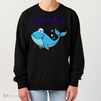 Cute Whale With Sailor Hat Women's Sweatshirt thumb 0