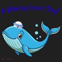 Cute Whale With Sailor Hat Women's Sweatshirt thumb 2