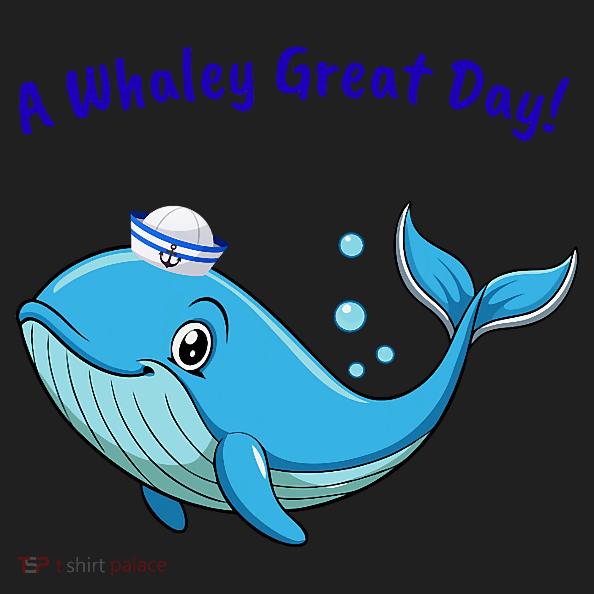 Cute Whale With Sailor Hat Women's Sweatshirt