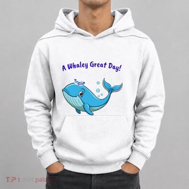 Cute Whale With Sailor Hat Hoodie