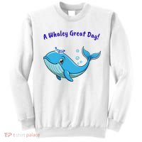 Cute Whale With Sailor Hat Sweatshirt thumb 0