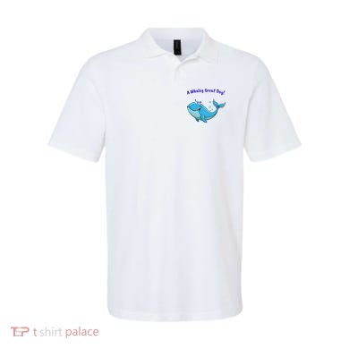 Cute Whale With Sailor Hat Polo