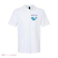 Cute Whale With Sailor Hat Polo thumb 0