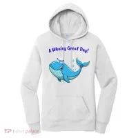 Cute Whale With Sailor Hat Women's Hoodie thumb 0