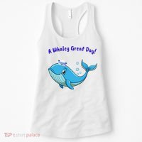Cute Whale With Sailor Hat Women's Tank Top thumb 0