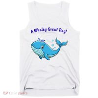 Cute Whale With Sailor Hat Tank Top thumb 0