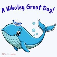 Cute Whale With Sailor Hat Women's Long Sleeve Shirt thumb 2
