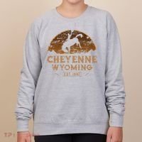 Cheyenne Wyoming WY Rodeo Cowboy Women's Sweatshirt thumb 0