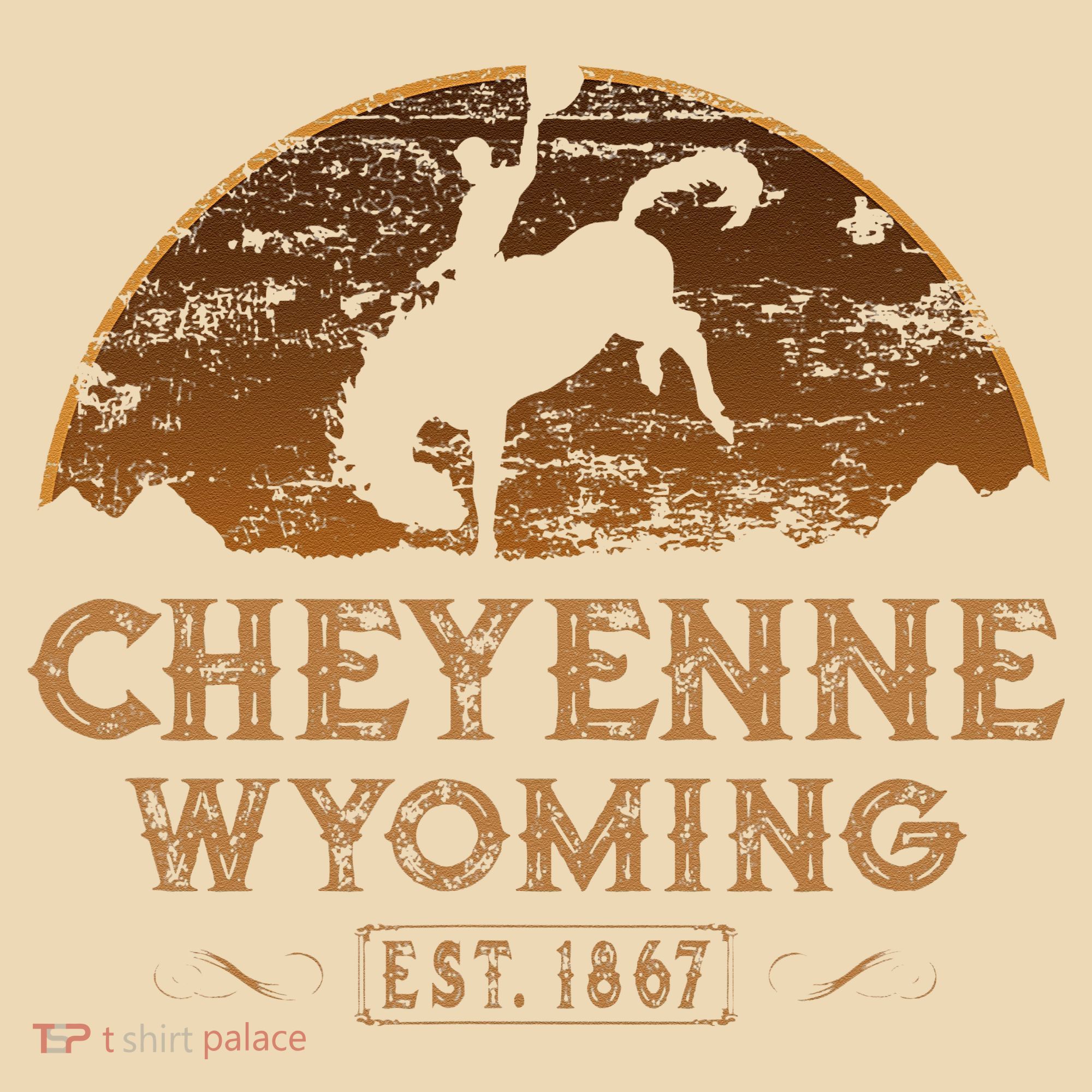 Cheyenne Wyoming WY Rodeo Cowboy Tote Bag