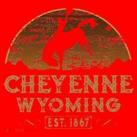 Cheyenne Wyoming WY Rodeo Cowboy Santa Hat thumb 1