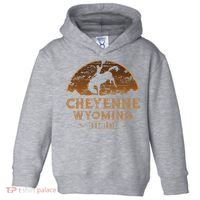 Cheyenne Wyoming WY Rodeo Cowboy Toddler Hoodie thumb 0