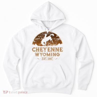 Cheyenne Wyoming WY Rodeo Cowboy Hoodie