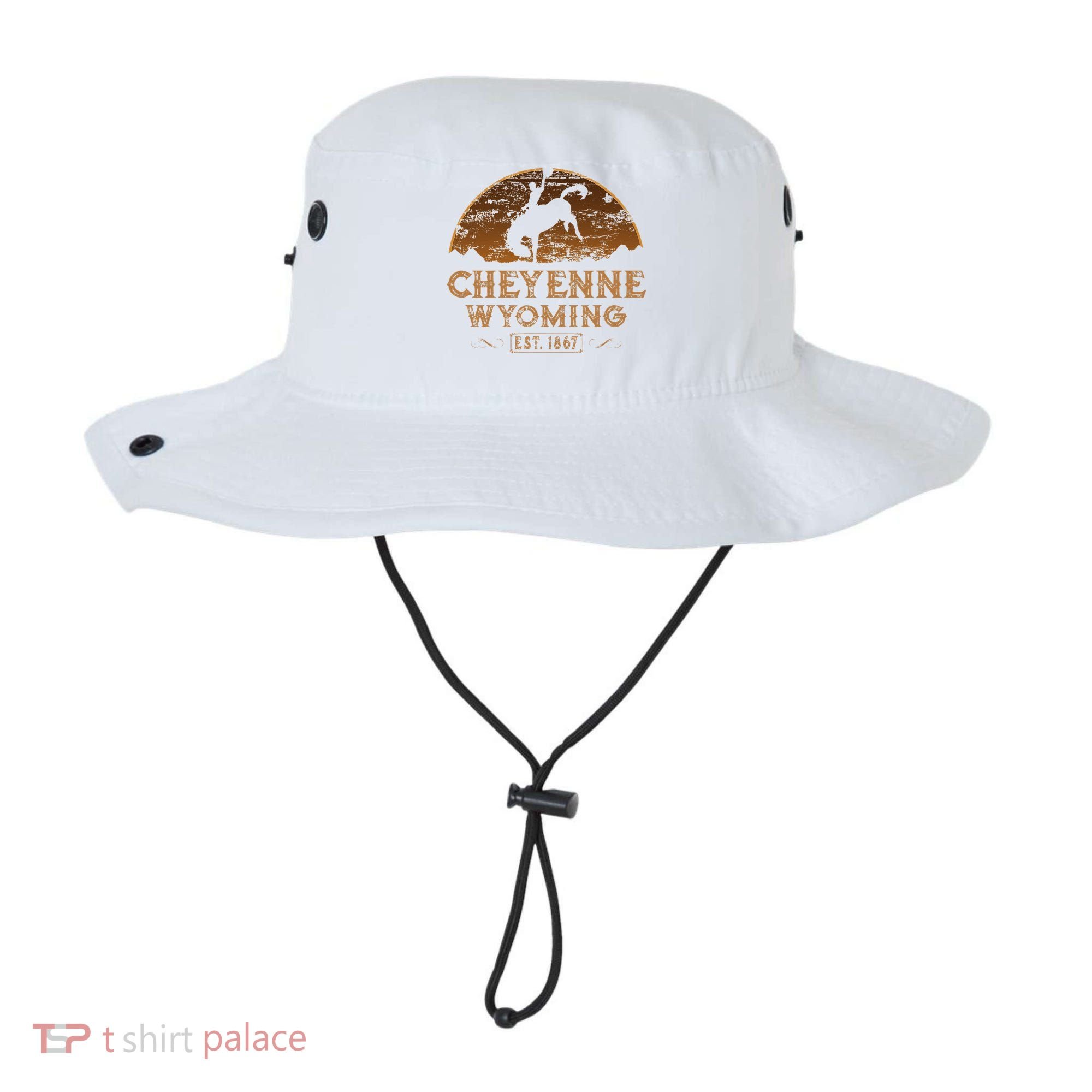 Cheyenne Wyoming WY Rodeo Cowboy Bucket Hat