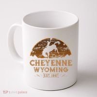 Cheyenne Wyoming WY Rodeo Cowboy Coffee Mug thumb 0