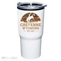 Cheyenne Wyoming WY Rodeo Cowboy Tumbler thumb 0