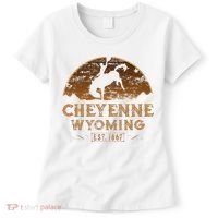 Cheyenne Wyoming WY Rodeo Cowboy Women's T-Shirt thumb 0