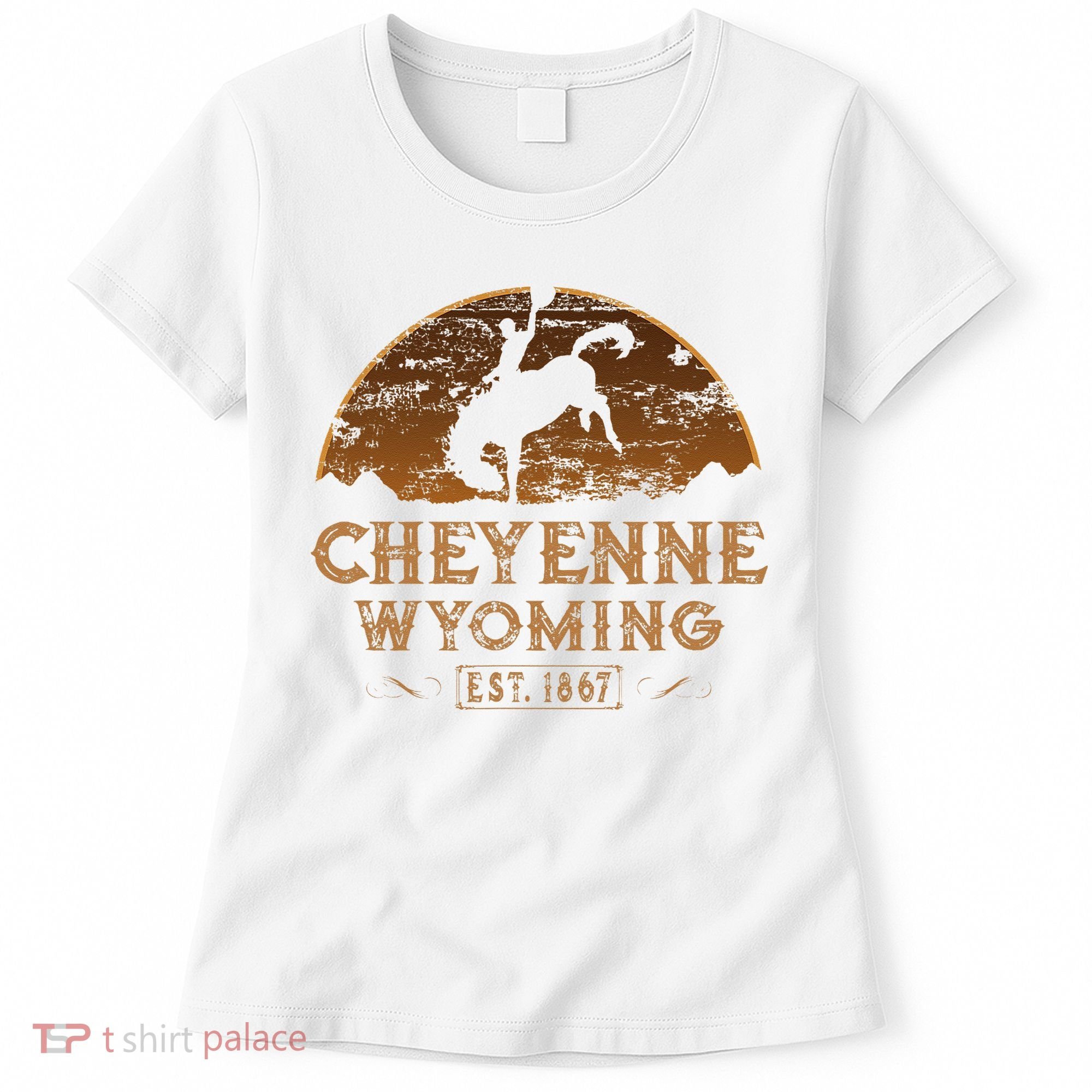 Cheyenne Wyoming WY Rodeo Cowboy Women's T-Shirt