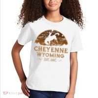 Cheyenne Wyoming WY Rodeo Cowboy Kids T-Shirt thumb 2