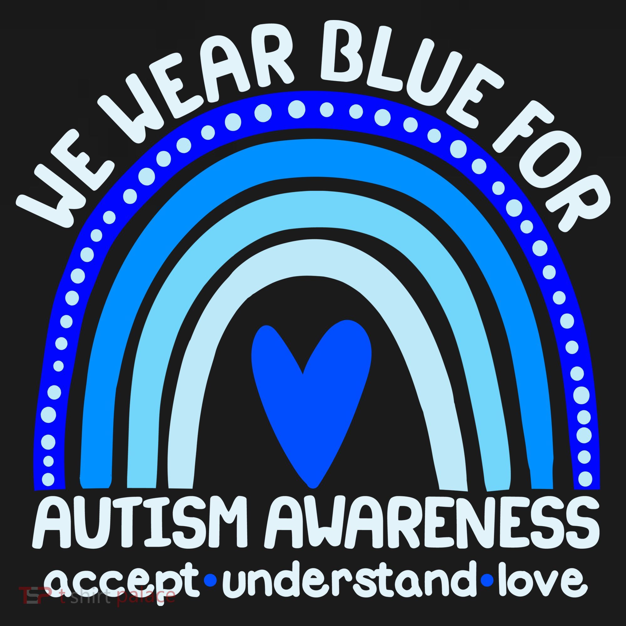 Cute We Wear Blue For Autism Awareness Accept Understand Love Ornament