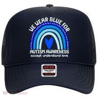 Cute We Wear Blue For Autism Awareness Accept Understand Love Hat thumb 0
