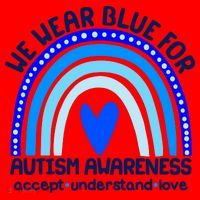 Cute We Wear Blue For Autism Awareness Accept Understand Love Santa Hat thumb 1
