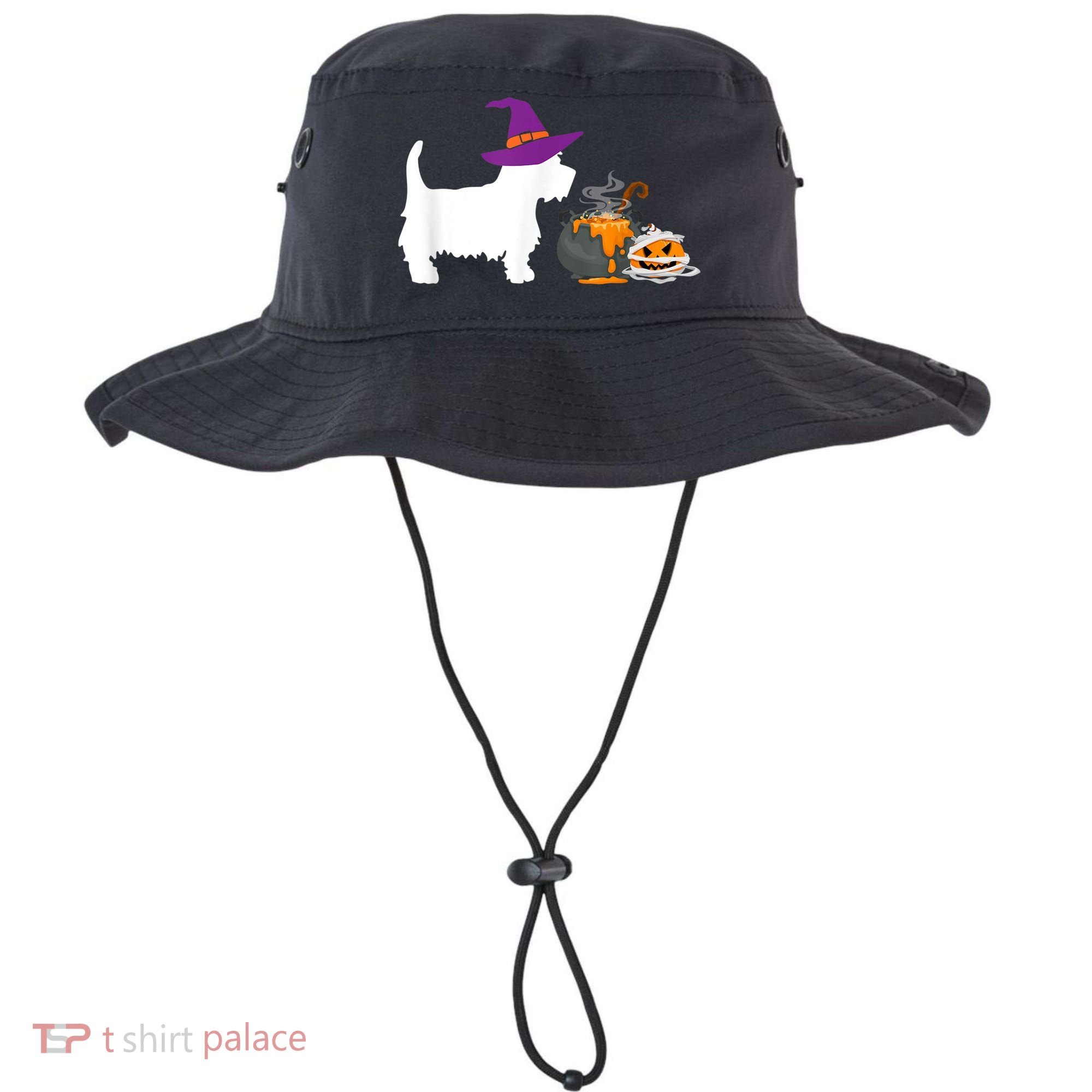 Cute Westie Wizard Hat Halloween Funny Dog Owner Costume Bucket Hat
