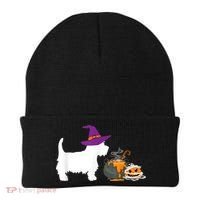 Cute Westie Wizard Hat Halloween Funny Dog Owner Costume Beanie thumb 0