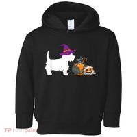 Cute Westie Wizard Hat Halloween Funny Dog Owner Costume Toddler Hoodie thumb 0
