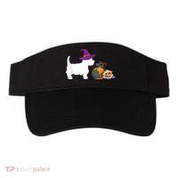 Cute Westie Wizard Hat Halloween Funny Dog Owner Costume Visor thumb 0