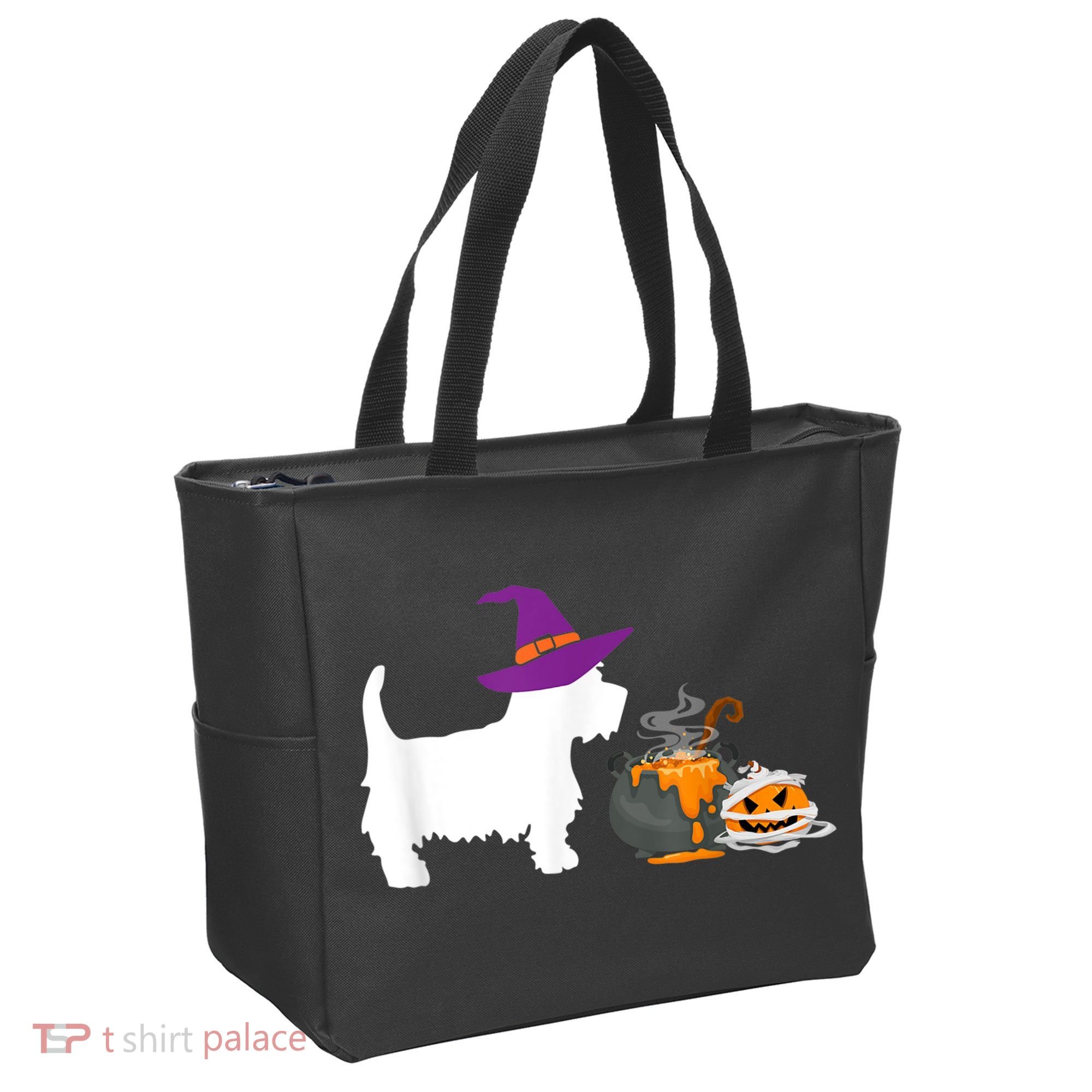Cute Westie Wizard Hat Halloween Funny Dog Owner Costume Tote Bag