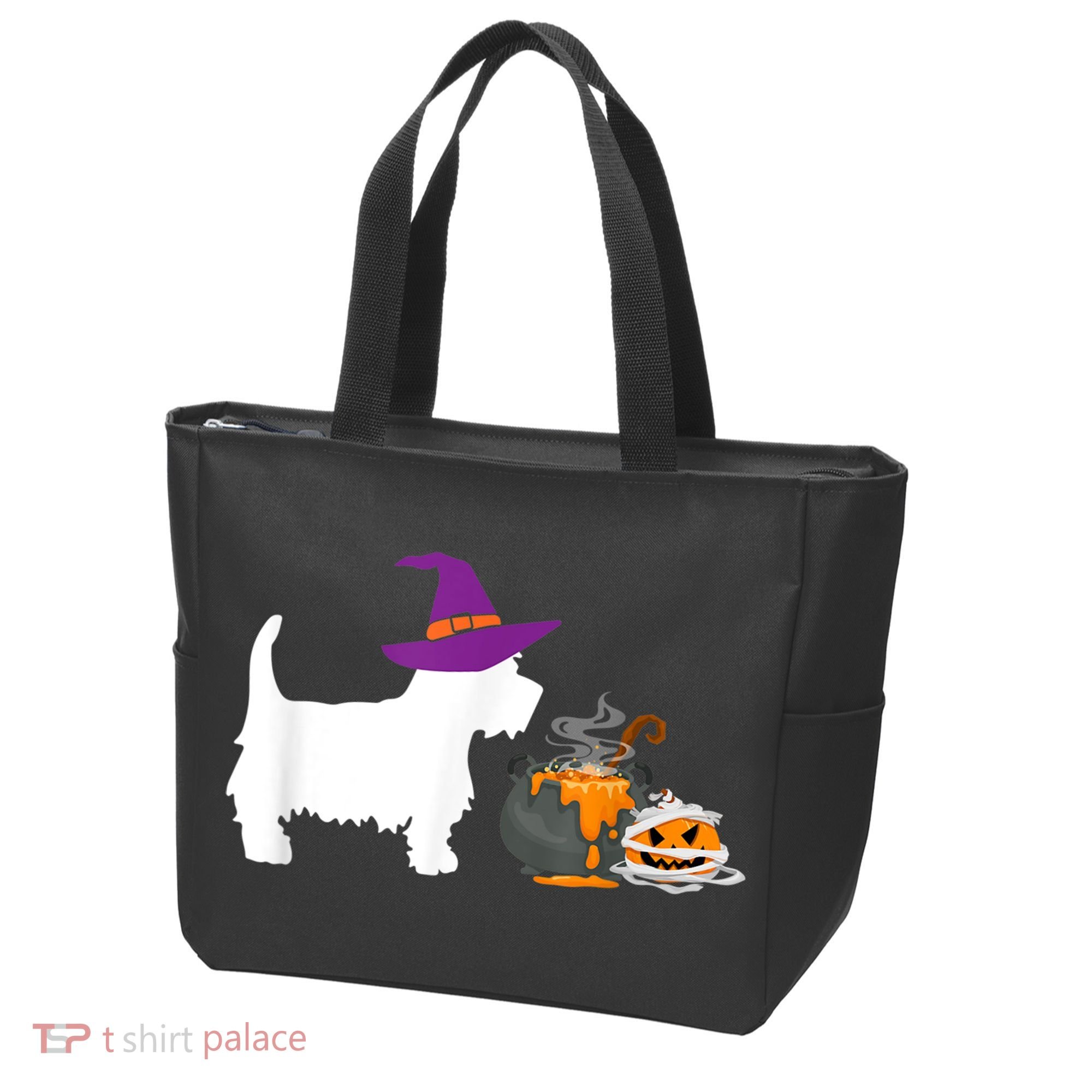 Cute Westie Wizard Hat Halloween Funny Dog Owner Costume Tote Bag