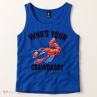 Cool Who's Your Crawdaddy Funny Crawdad Lobster Lover Gift Tank Top thumb 2
