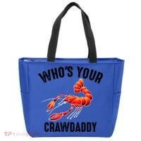 Cool Who's Your Crawdaddy Funny Crawdad Lobster Lover Gift Tote Bag thumb 0