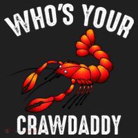 Cool Who's Your Crawdaddy Funny Crawdad Lobster Lover Gift Golf Towel thumb 3