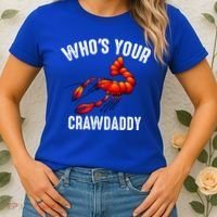 Cool Who's Your Crawdaddy Funny Crawdad Lobster Lover Gift Women's T-Shirt thumb 2