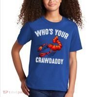 Cool Who's Your Crawdaddy Funny Crawdad Lobster Lover Gift Kids T-Shirt thumb 2